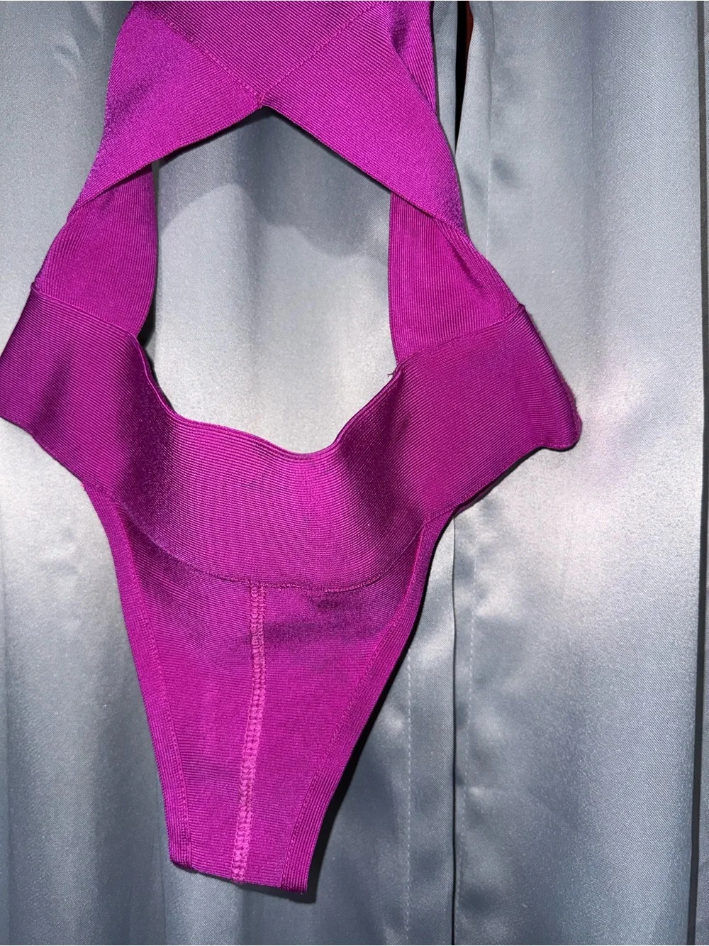 SKIMS One-Piece Swimsuit in Vibrant Magenta
